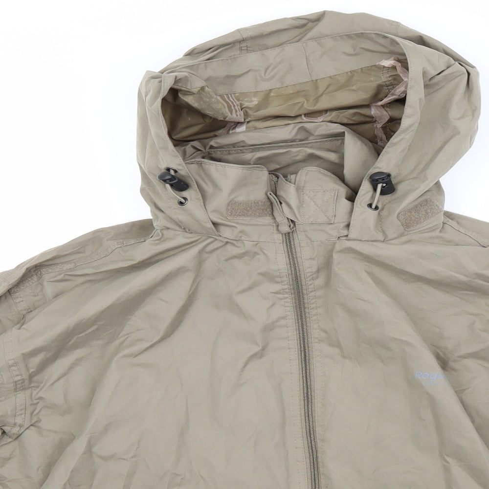 Regatta Mens Green   Windbreaker Coat Size M