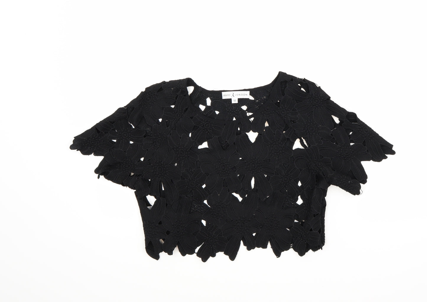 Rare 2 London Womens Black   Basic Blouse Size M