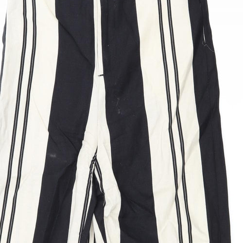 Zara Womens Beige Striped  Trousers  Size S L28 in