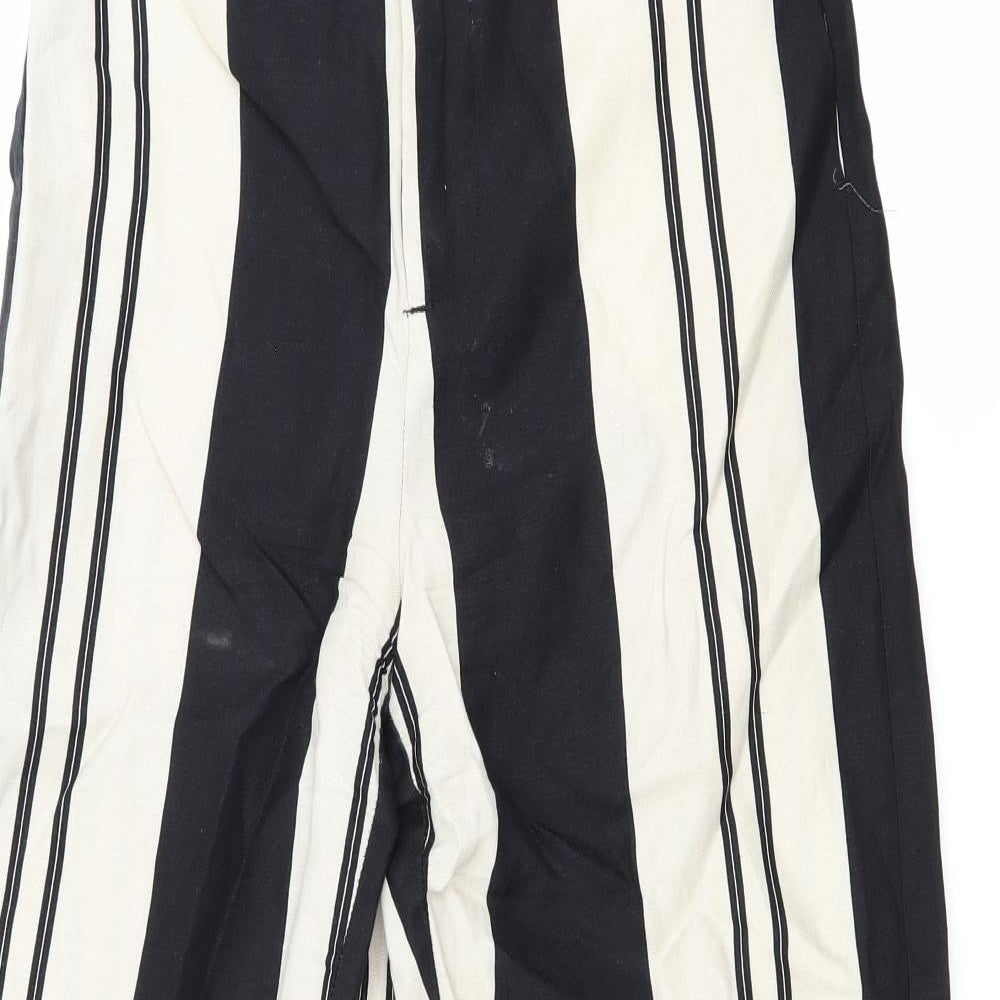 Zara Womens Beige Striped  Trousers  Size S L28 in