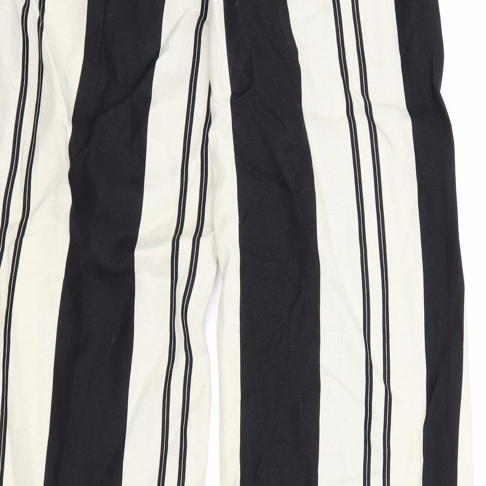 Zara Womens Beige Striped  Trousers  Size S L28 in
