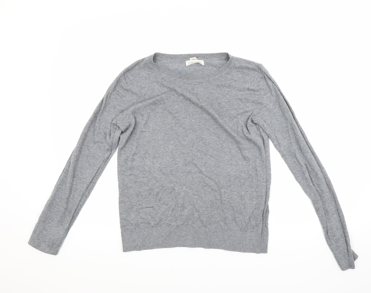 FOREVER 21 Womens Grey   Pullover Jumper Size M