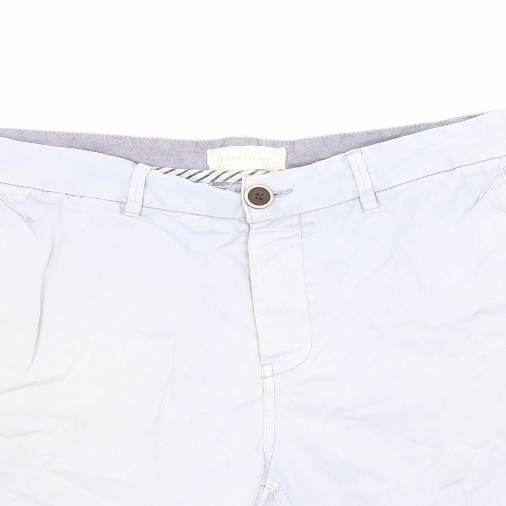 River Island Mens Purple   Chino Shorts Size 32