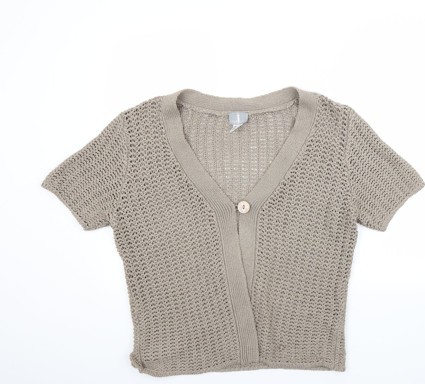 Fair Lady Womens Brown   Cardigan Jumper Size 18