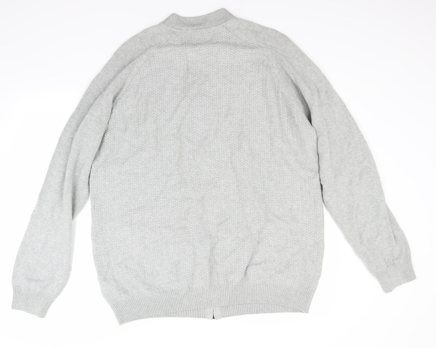 TU Mens Grey   Full Zip Jumper Size 2XL