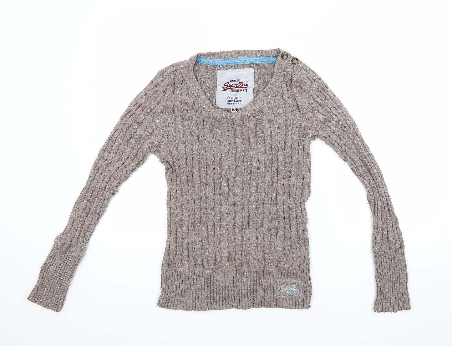 Superdry Womens Brown   Pullover Jumper Size M