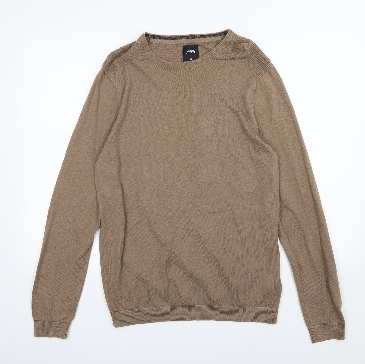 Burton Mens Brown  Knit Pullover Jumper Size M