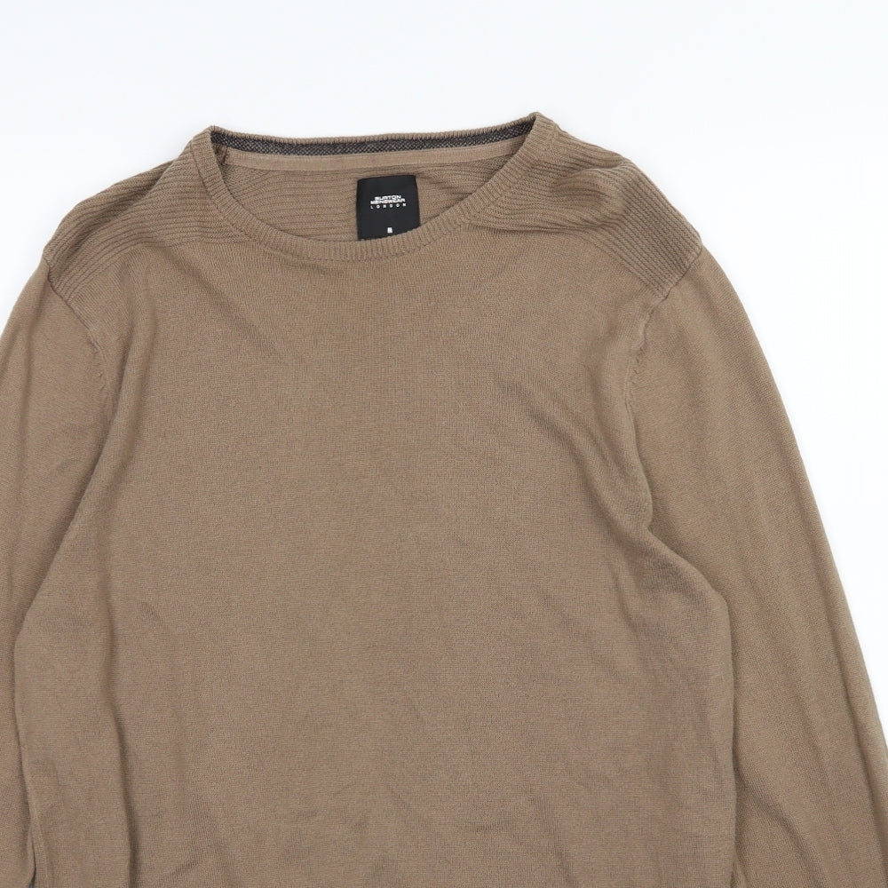 Burton Mens Brown  Knit Pullover Jumper Size M