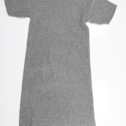Zara Womens Grey  Knit Jumper Dress  Size S