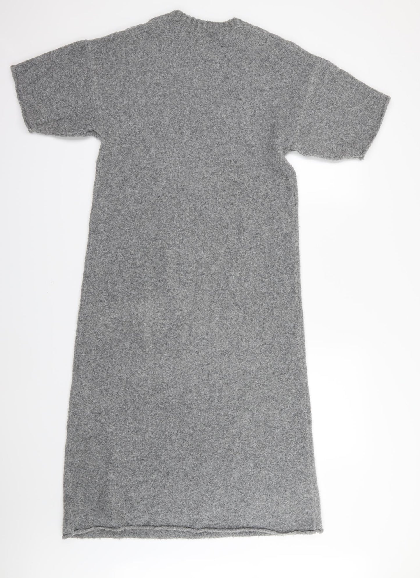 Zara Womens Grey  Knit Jumper Dress  Size S