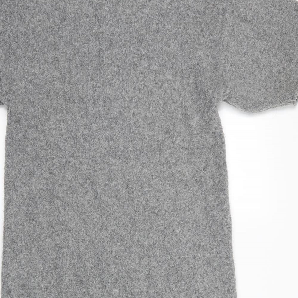Zara Womens Grey  Knit Jumper Dress  Size S