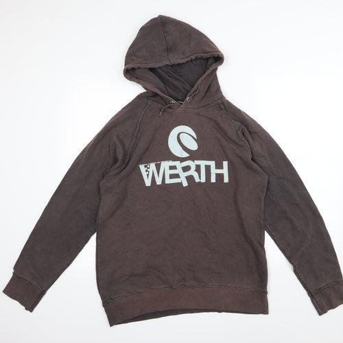 Peter Werth Mens Brown  Jersey Pullover Hoodie Size 2XL