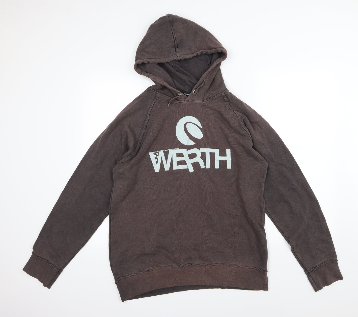 Peter Werth Mens Brown  Jersey Pullover Hoodie Size 2XL