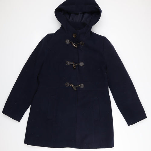 BHS Womens Blue   Overcoat Coat Size 16