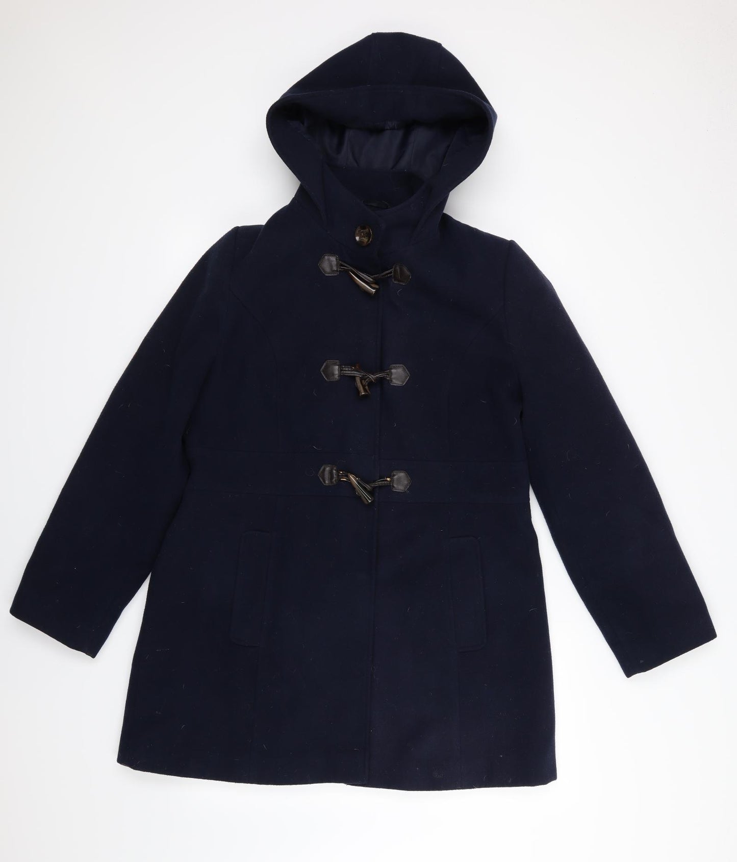 BHS Womens Blue   Overcoat Coat Size 16