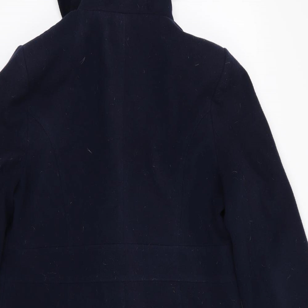 BHS Womens Blue   Overcoat Coat Size 16