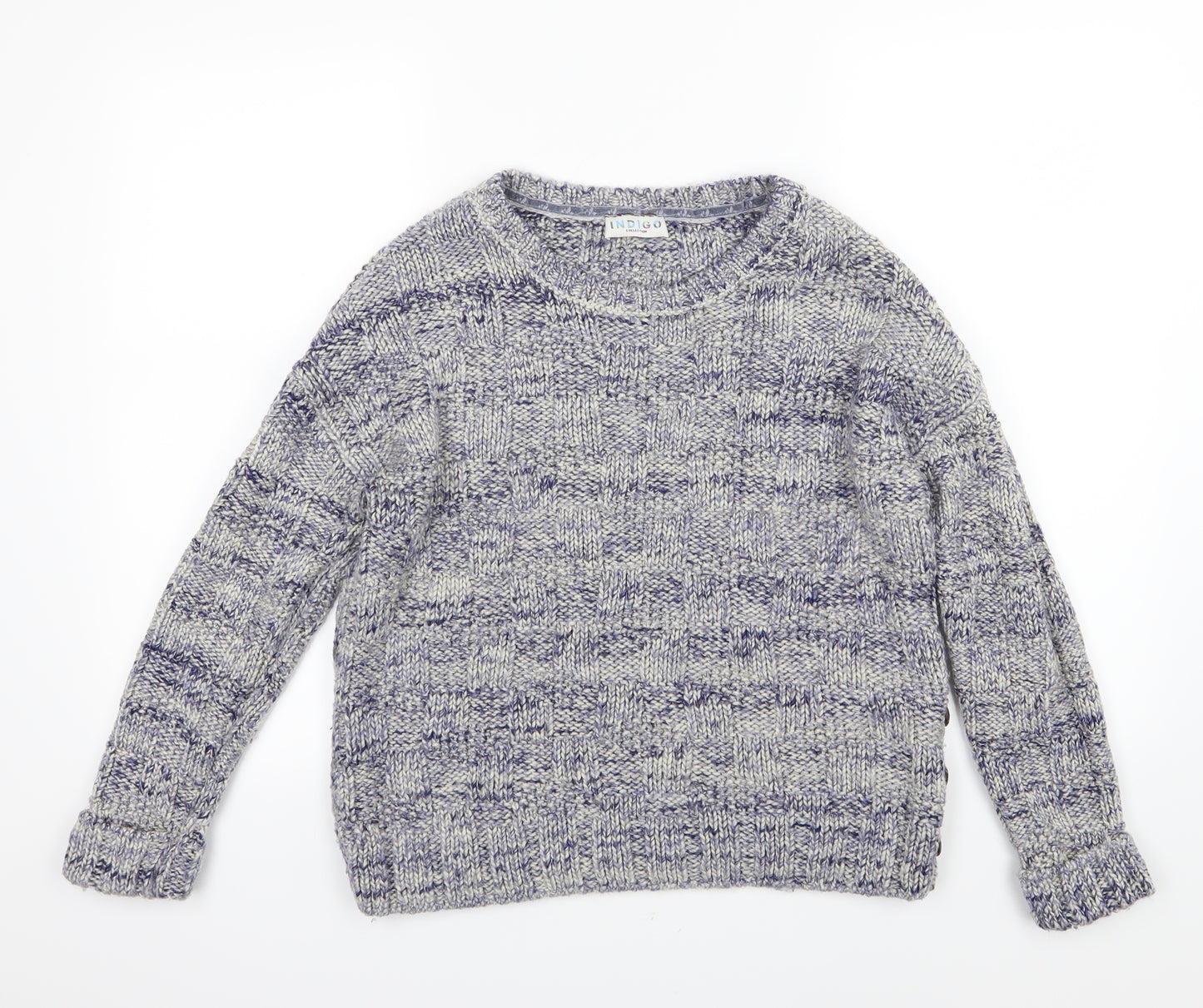 Marks and Spencer Womens Blue  Knit Pullover Jumper Size 14