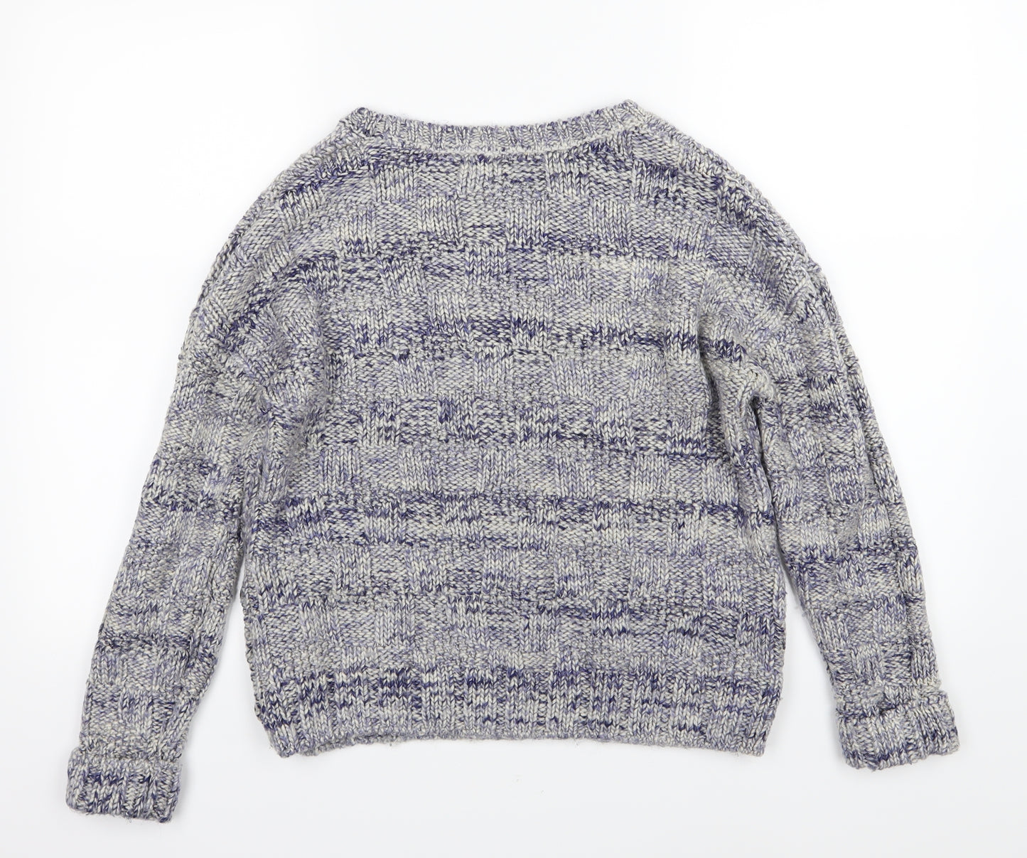 Marks and Spencer Womens Blue  Knit Pullover Jumper Size 14