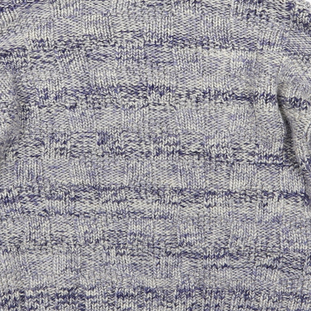 Marks and Spencer Womens Blue  Knit Pullover Jumper Size 14