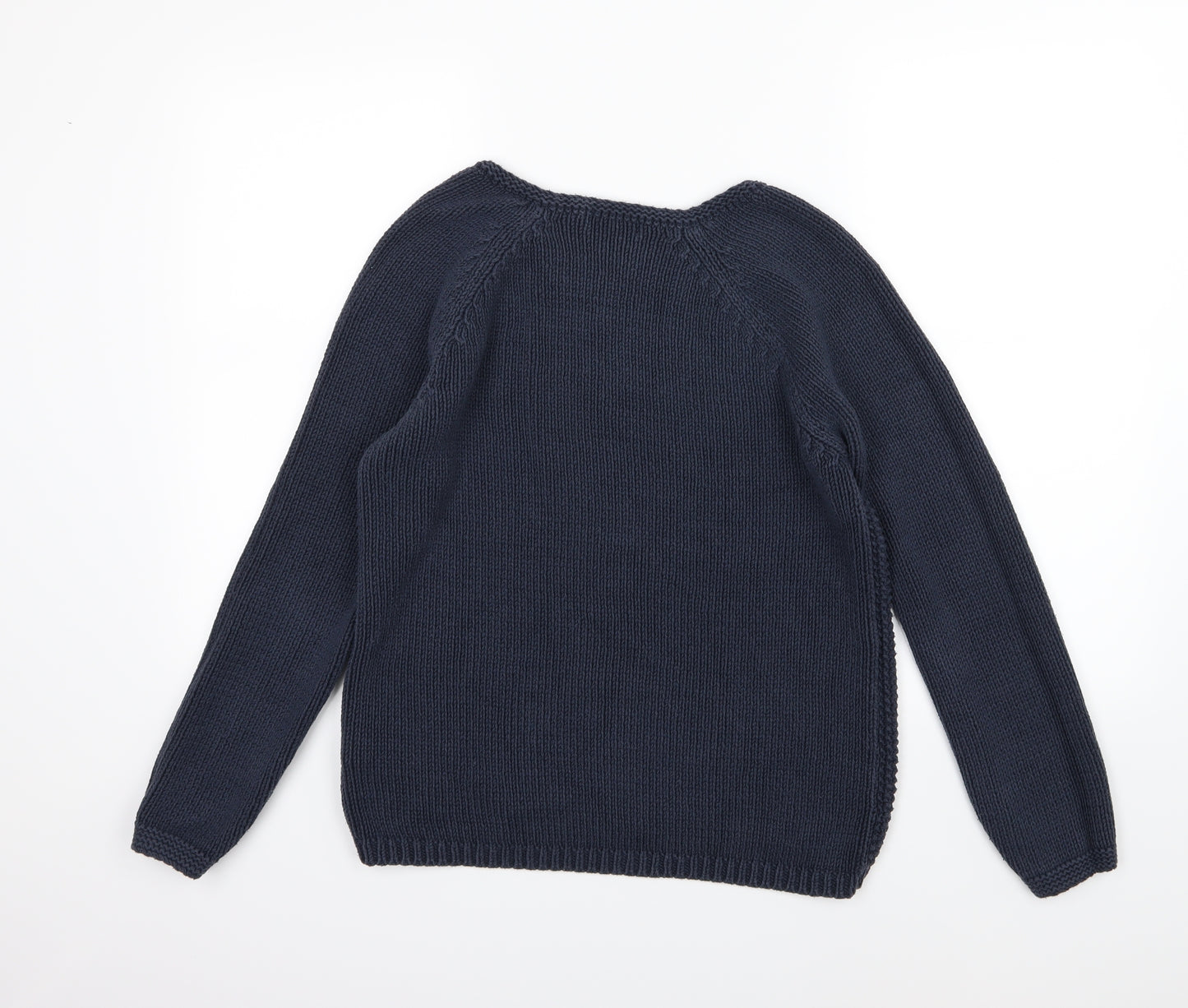 Marks and Spencer Womens Blue  Knit Pullover Jumper Size 14