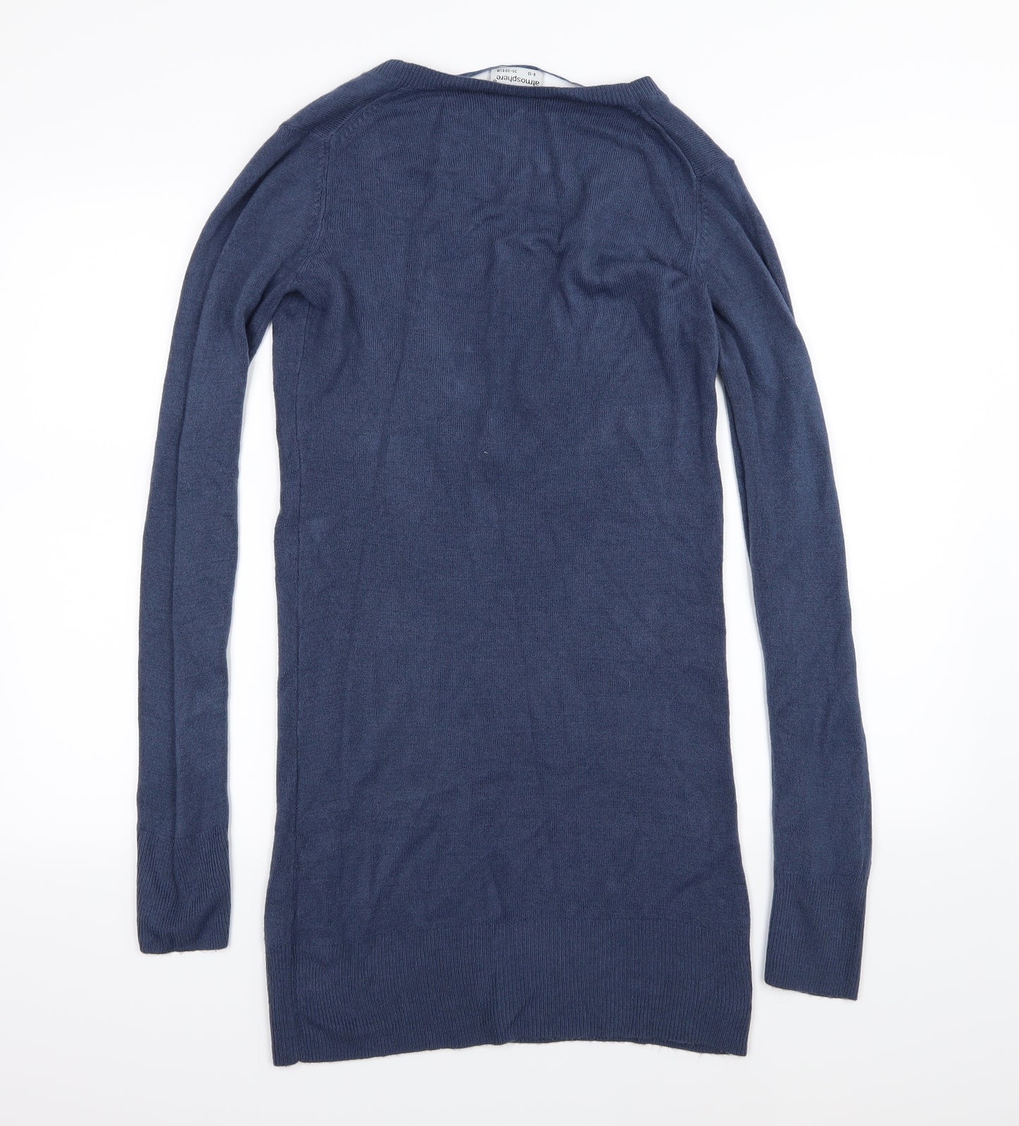 Atmosphere Womens Blue  Knit Jumper Dress  Size 8