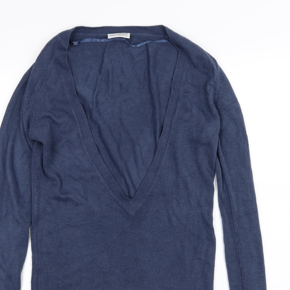 Atmosphere Womens Blue  Knit Jumper Dress  Size 8