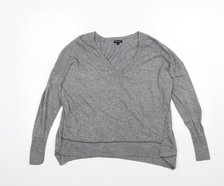 River Island Womens Grey Knit Pullover Jumper Size 6