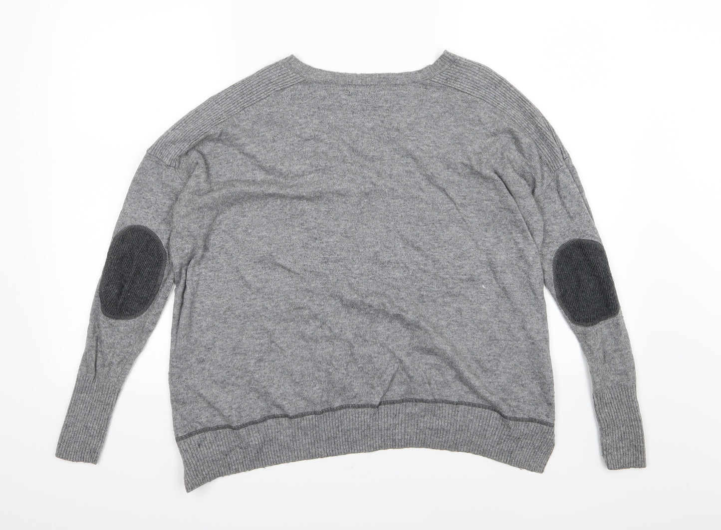 River Island Womens Grey  Knit Pullover Jumper Size 6