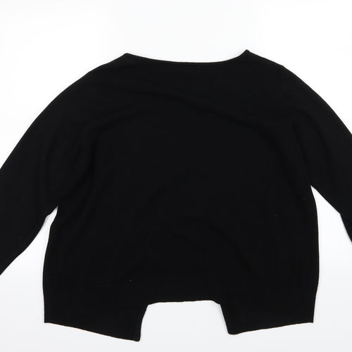George Womens Black  Knit Cardigan Jumper Size 20
