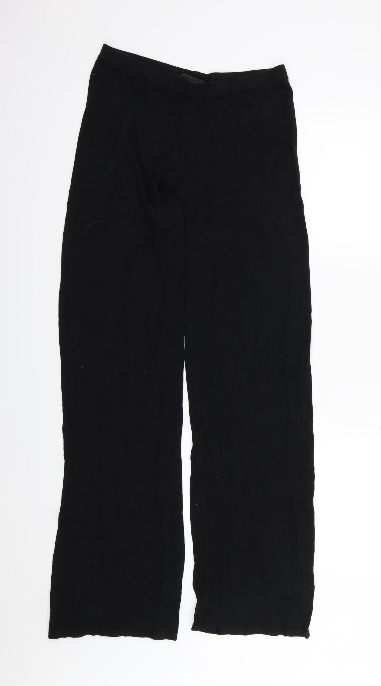 Peruvian Connection Womens Black  Knit Trousers  Size S L34 in