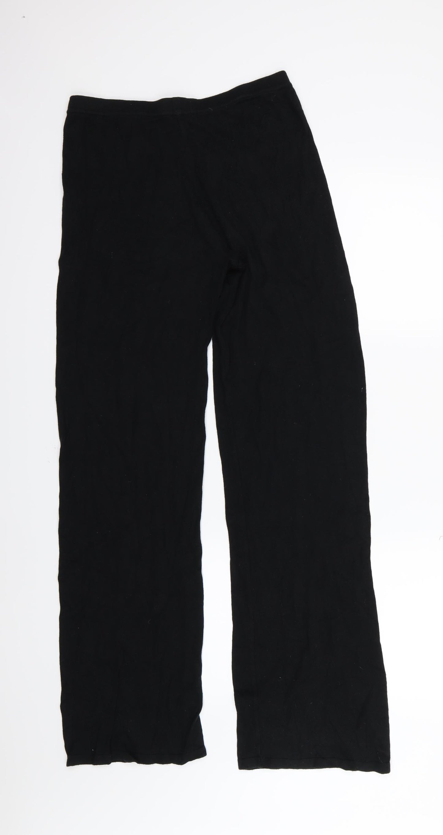 Peruvian Connection Womens Black  Knit Trousers  Size S L34 in