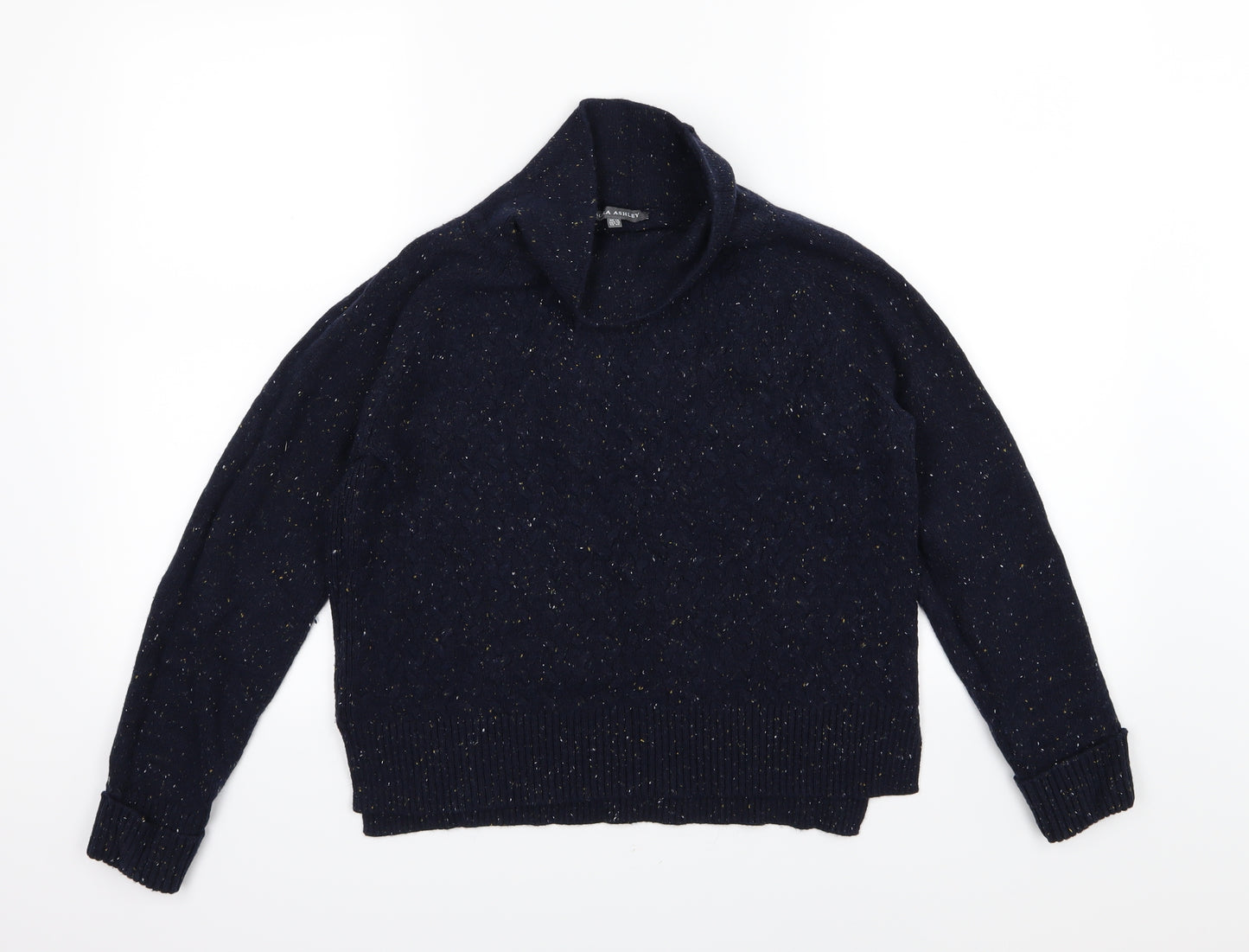 Laura Ashley Womens Blue  Knit Pullover Jumper Size 14