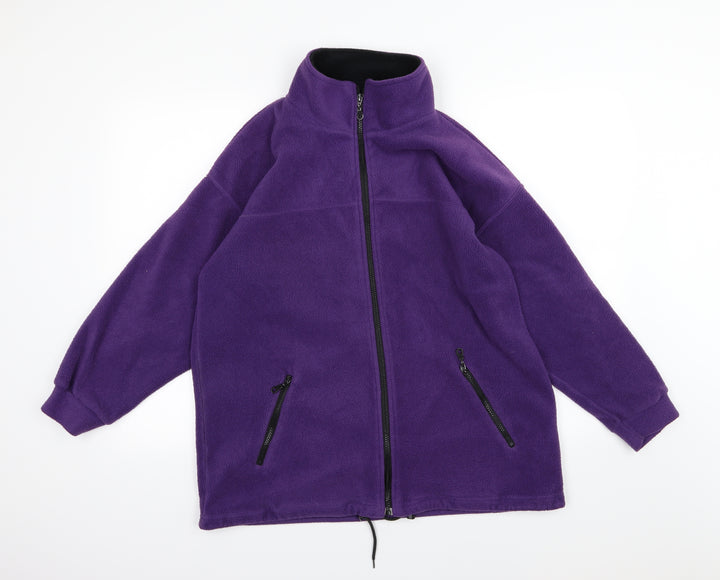 Bonmarché Womens Purple  Fleece Jacket  Size S