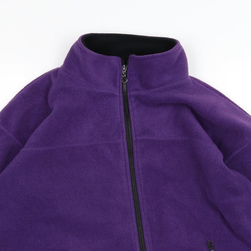 Bonmarché Womens Purple  Fleece Jacket  Size S