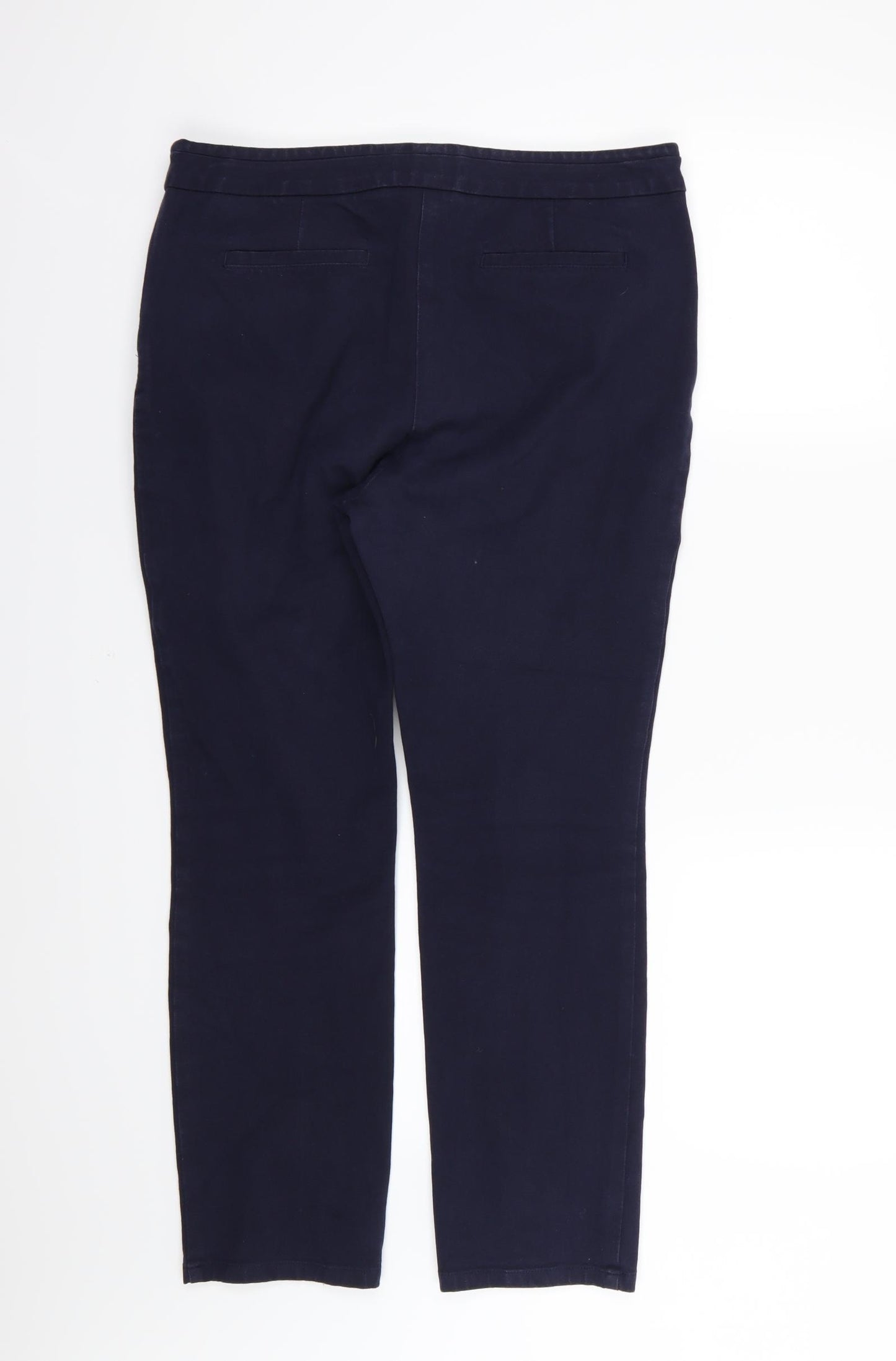 Marks and Spencer Womens Blue   Trousers  Size 14 L27 in