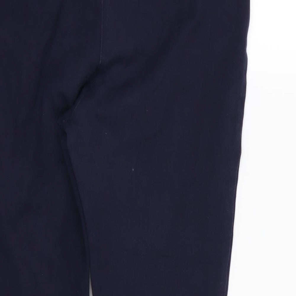 Marks and Spencer Womens Blue   Trousers  Size 14 L27 in