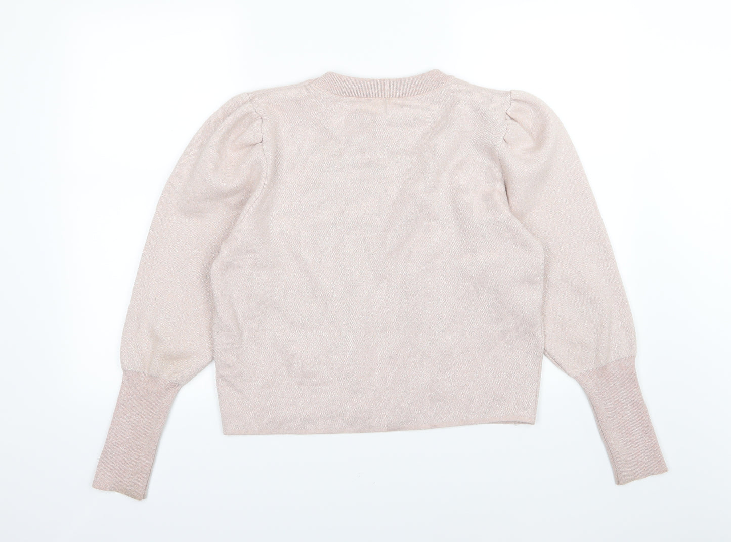 New Look Womens Pink  Knit Pullover Jumper Size 14