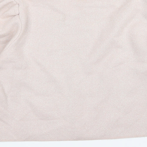 New Look Womens Pink  Knit Pullover Jumper Size 14