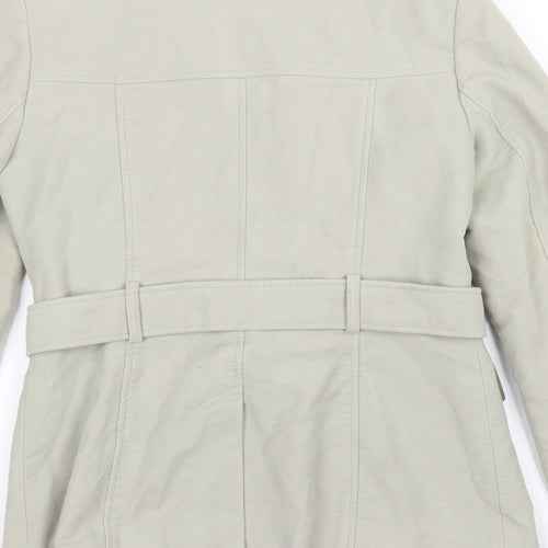 NEXT Womens Grey   Overcoat Coat Size 12