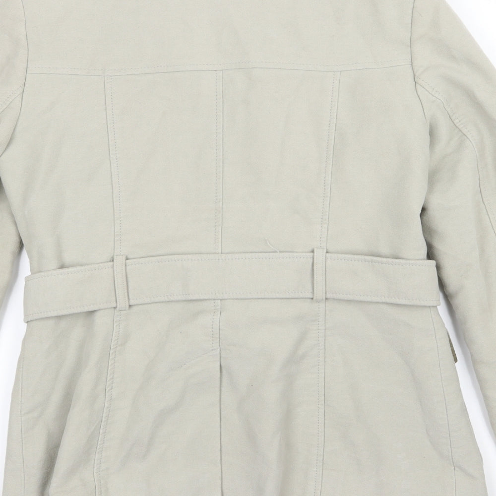 NEXT Womens Grey   Overcoat Coat Size 12