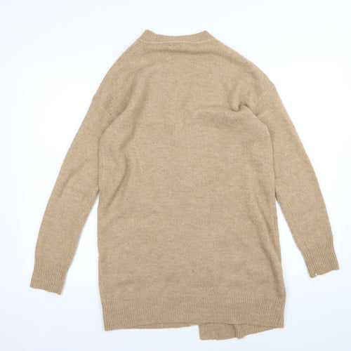 F&F Womens Brown  Knit Cardigan Jumper Size 10