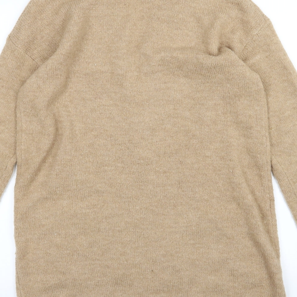 F&F Womens Brown  Knit Cardigan Jumper Size 10