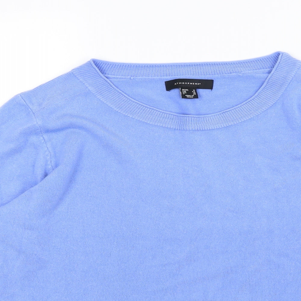 Atmosphere Womens Blue  Knit Pullover Jumper Size 16