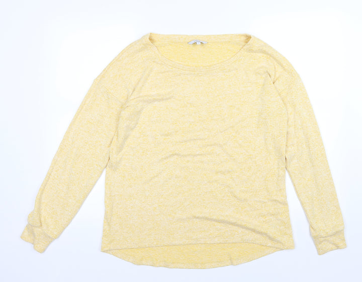 NEXT Womens Yellow  Jersey Pullover Sweatshirt Size 8  - Oversized