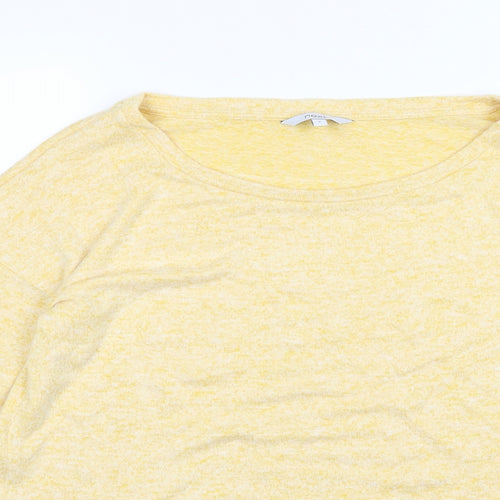 NEXT Womens Yellow  Jersey Pullover Sweatshirt Size 8  - Oversized