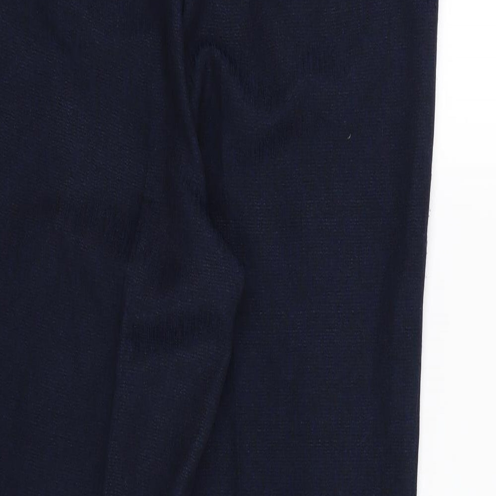 EWM Womens Blue  Rayon Trousers  Size 10 L27 in