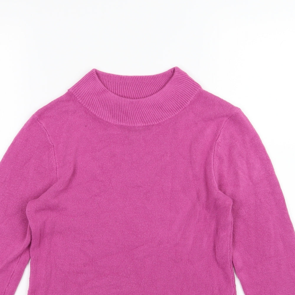 Papaya Womens Pink  Knit Pullover Jumper Size 8