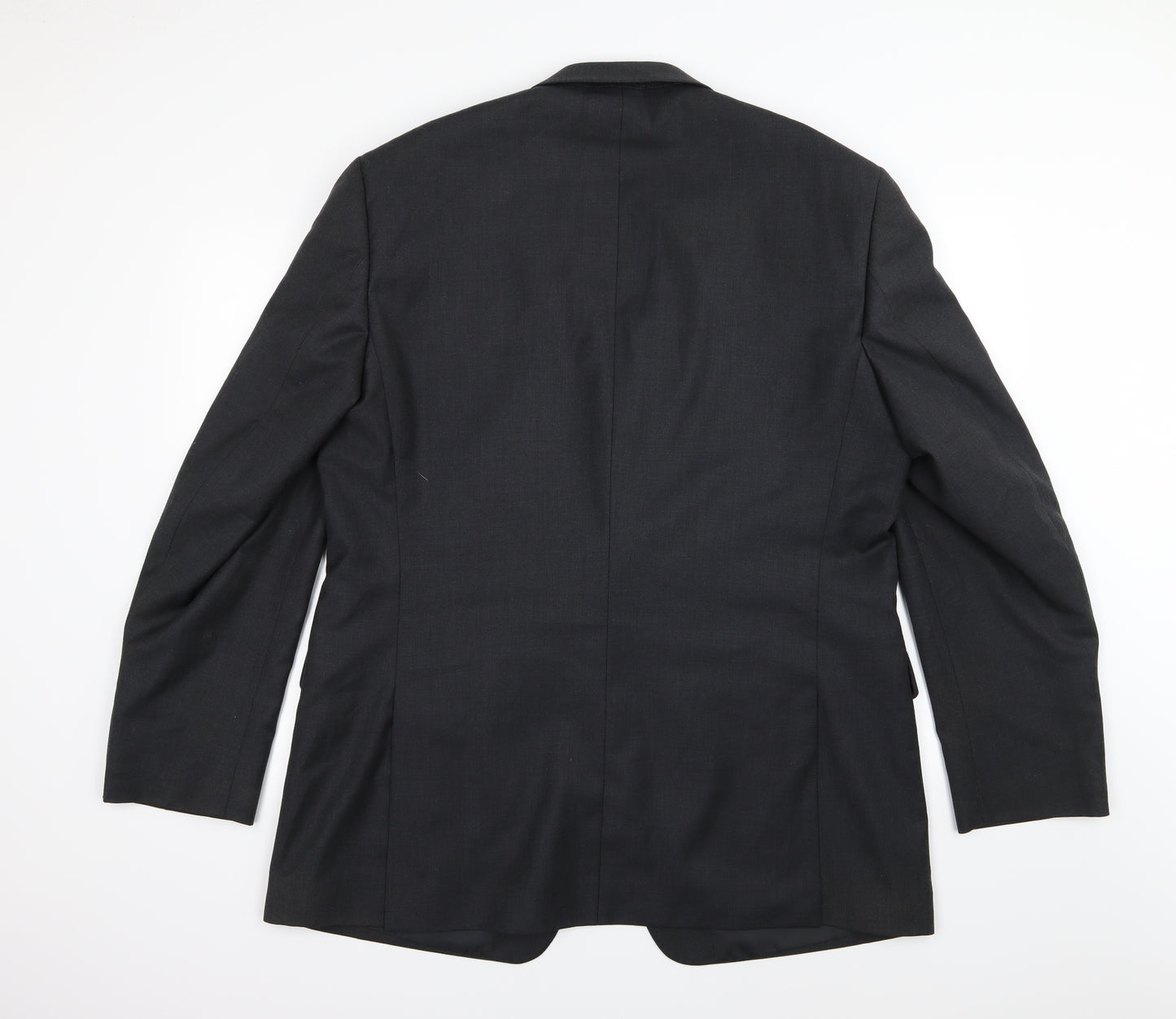 Karl Jackson Mens Grey  Rayon Jacket Suit Jacket Size 46