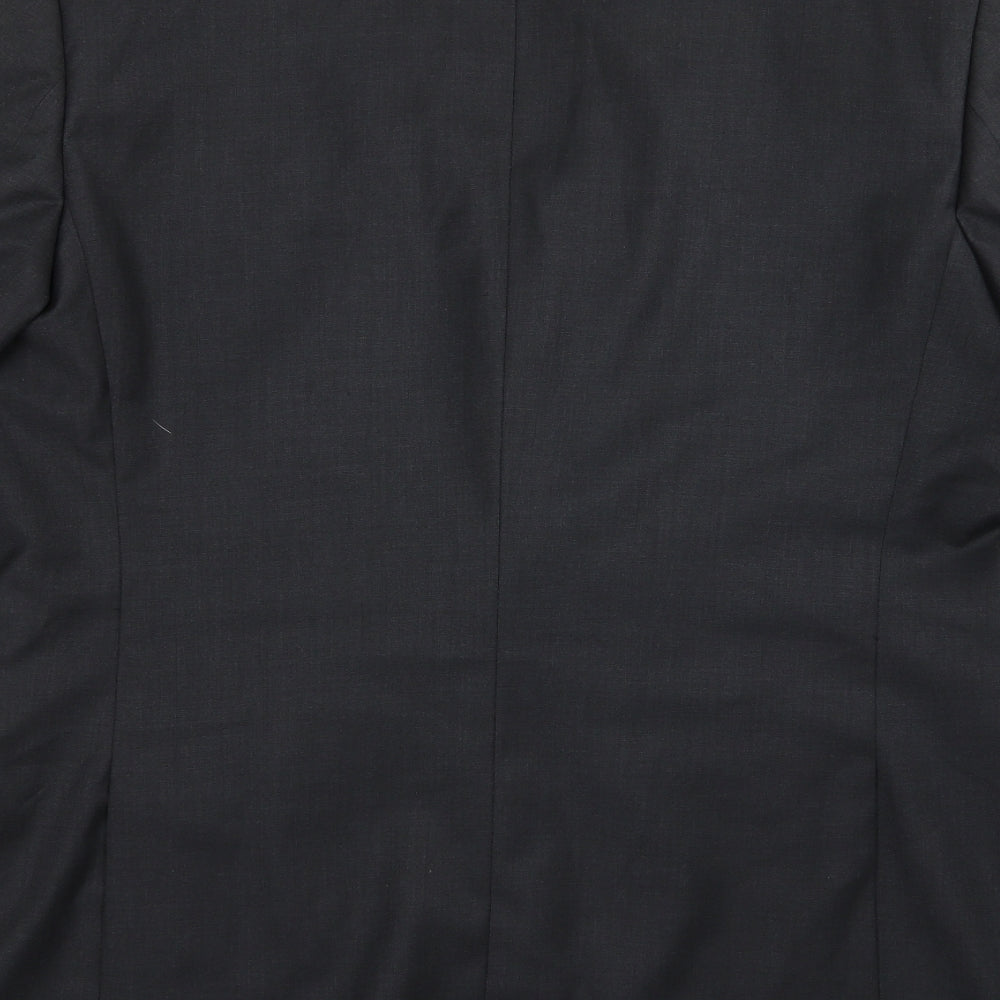 Karl Jackson Mens Grey  Rayon Jacket Suit Jacket Size 46