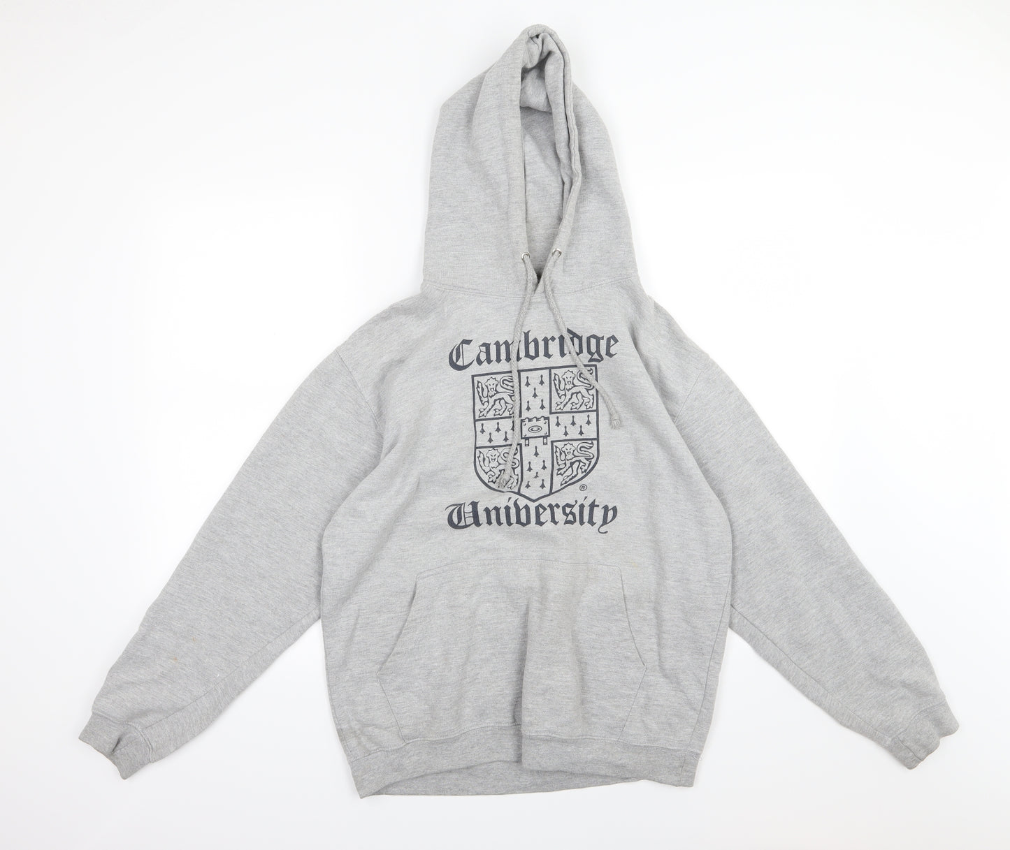 All We Do is Mens Grey  Jersey Pullover Hoodie Size M  - Cambridge University